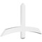 Ekena Millwork Bellingham Architectural Grade PVC Gable Bracket, 48"W x 26"H x 2"D x 4"F, 13/12 Pitch GBP048X26X0204BEL00 - alternate 1